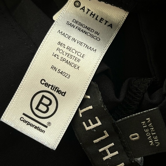 Athleta Gramercy wide leg Trouser Pants black 0 - Picture 15 of 16